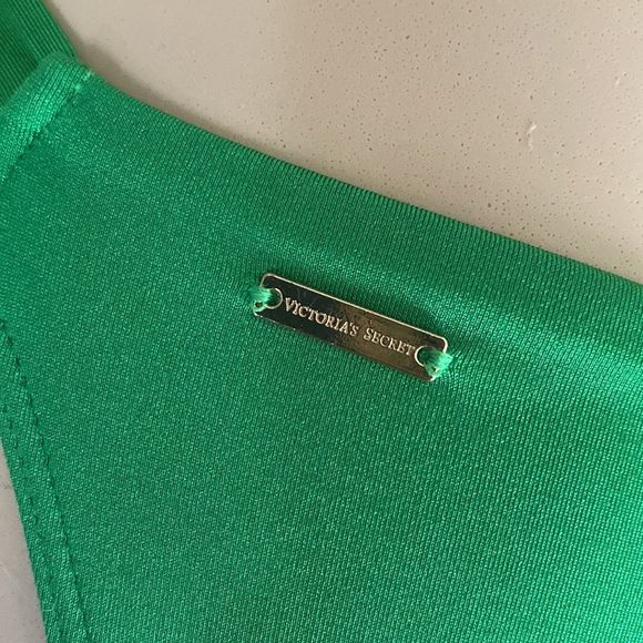 Victoria’s Secret BOMBSHELL Bikini Swim Bra Panties swimsuit Kelly Green RARE - Picture 5 of 11